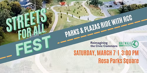Parks & Plazas Ride with Reimagining the Civic Commons