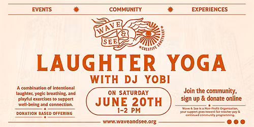 Laughter Yoga @ Wave and See Creative Sanctuary