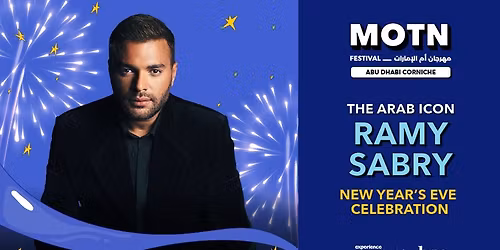 Ramy Sabry Live on December 31 at MOTN Festival Abu Dhabi
