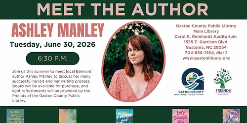 Meet the Author - Ashley Manley