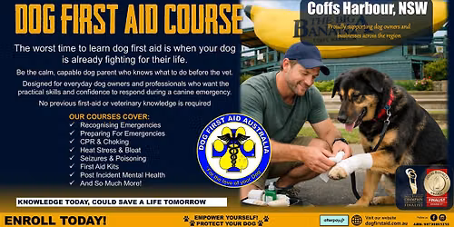 19\/09\/2026 - Coffs Harbour - Dog First Aid Course
