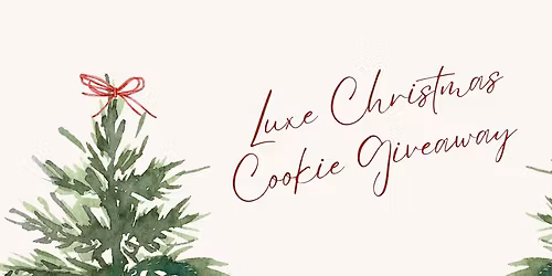 Luxe Christmas Cookie Giveaway