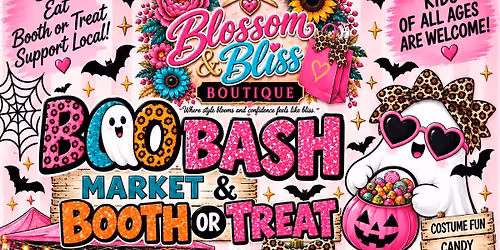 \ud83e\udd87\ud83e\udde1 Boo Bash Market & Booth or Treat \ud83d\udc7b\ud83c\udf83