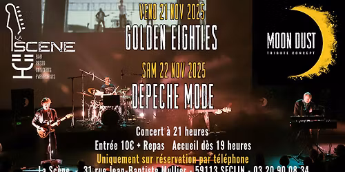 Restau-concerts les 21 et 22 nov.2025
