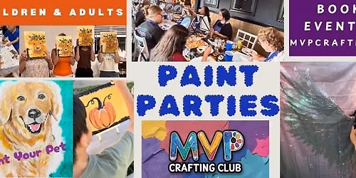 Sleds \ud83d\udef7 and Doorhangers Paint \ud83c\udfa8 Party