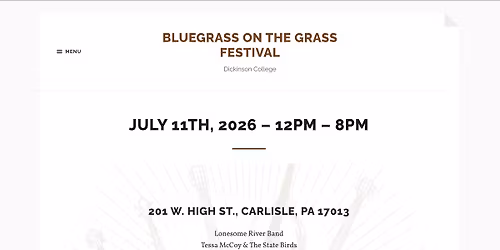 Bluegrass on the Grass Festival 2026