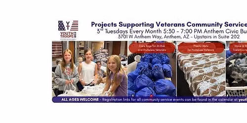 Projects Supporting Veterans Community Service Night