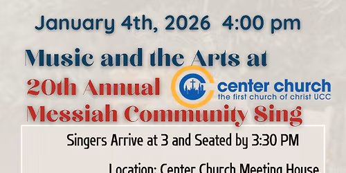 20th Annual Greater Hartford Messiah Community Sing and Concert