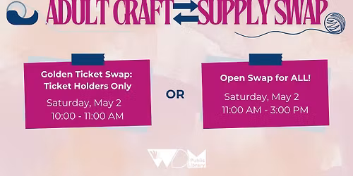 Adult Craft Supply Swap