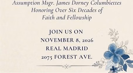 Assumption-Msgr. Dorney 65th Anniversary!