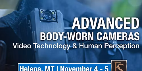 Advanced Body-Worn Cameras | Video Technology & Human Perception