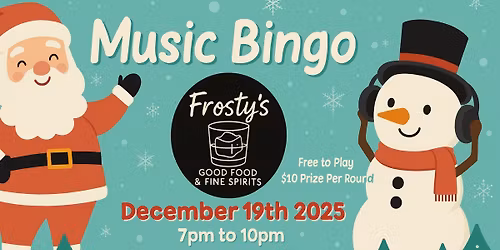 Music Bingo Christmas Edition