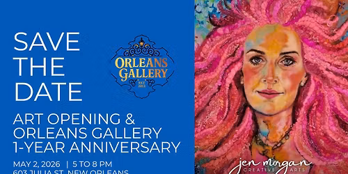 Jen Morgan's Art Opening at Orleans Gallery