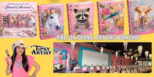 Blessed Indeed Bible or Journal Painting! 