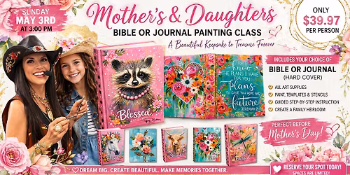 Dream Big & Paint Pretty: Bible or Journal Painting Class