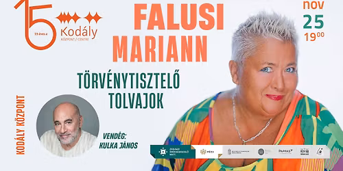 Falusi Mariann \u2013 T\u00f6rv\u00e9nytisztel\u0151 tolvajok