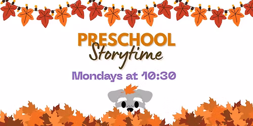 Preschool Storytime