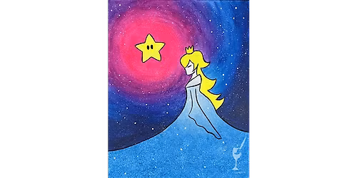 Galactic Princess Peach - Paint and Sip in Houston | Classpop!\u2122
