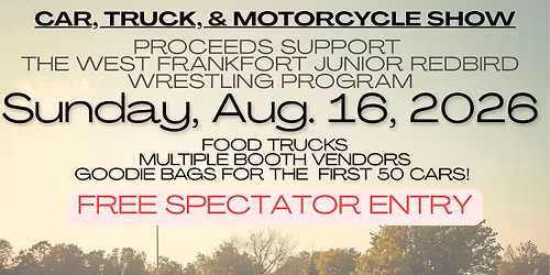 1ST ANNUAL PISTONS FOR PINS - CAR, TRUCK, & MOTORCYCLE SHOW 