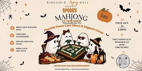 Spooky Mahjong Fundraiser