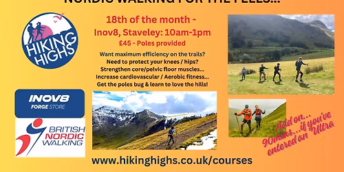 Nordic Walking for the Fells, Staveley, Nr Kendal
