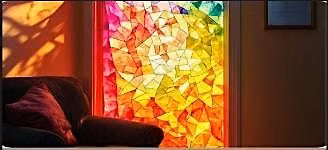 Sun Catcher Tissue Art