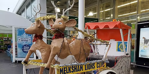 Melksham Lions Christmas Sleigh 2025 \ud83e\udd8c\ud83e\udd8c\ud83d\udef7
