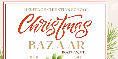 HCS ANNUAL CHRISTMAS BAZAAR