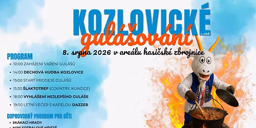 Kozlovick\u00e9 gul\u00e1\u0161ov\u00e1n\u00ed I 8. srpna 2026