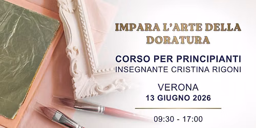 Corso doratura a VERONA: posti limitati \u2728