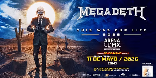 Megadeth | Arena CDMX
