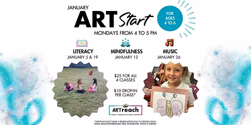 ARTstart: Literacy, Mindfulness, & Music [January]