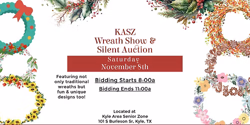 KASZ Wreath Show & Silent Auction