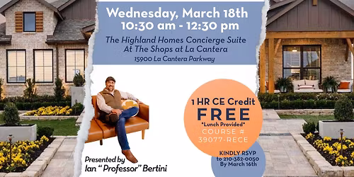 FREE CE CLASS FOR REALTORS