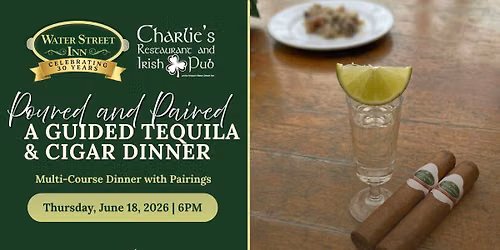 Poured and Paired: A Guided Tequila & Cigar Dinner Experience