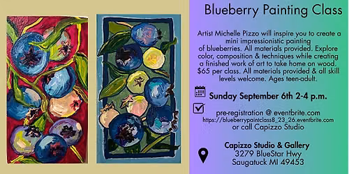 Blueberry Painting Class
