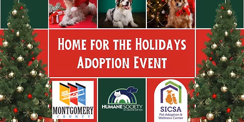 Home for the Holidays Adoption Event