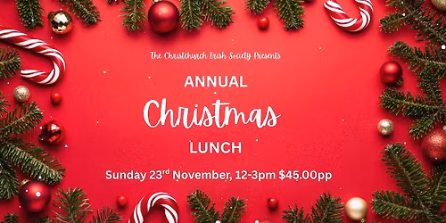 The Irish Society Christmas Lunch