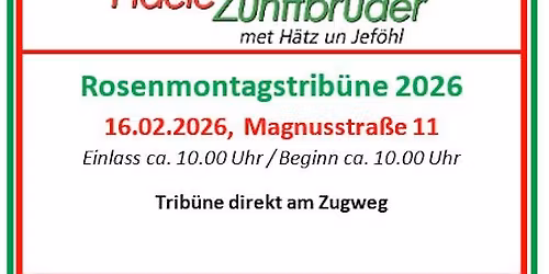 Rosenmontags-Trib\u00fcne 2026