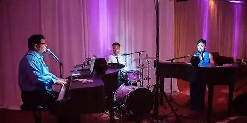 Midwest Dueling Pianos on the Stage in Martin County Arena