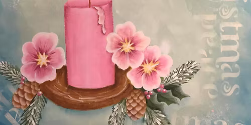 Christmas Peace Acrylic class. Sat Dec 20 10am-2pm