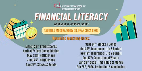 Financial Literacy Workshop & Support Group - Life and Burial Part 1