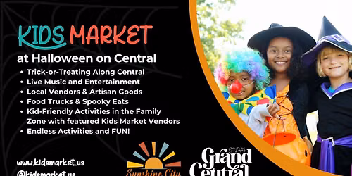 Kids Market at St Pete Halloween on Central (Registration Closes 10\/4)
