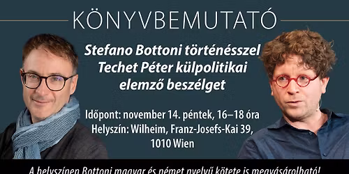 K\u00f6nyvbemutat\u00f3 B\u00e9csben Stefano Bottonival