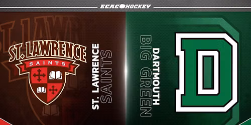 St. Lawrence Saints at Dartmouth Big Green Womens Hockey