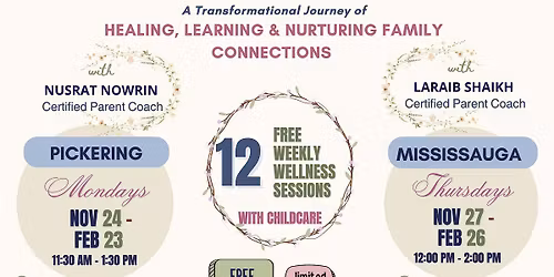 Sacred Motherhood Wellness Program (Mississauga) @Parenting Space