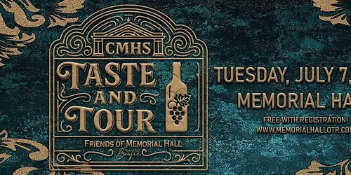 Memorial Hall "Taste and Tour" with Colonel Todd Mayer