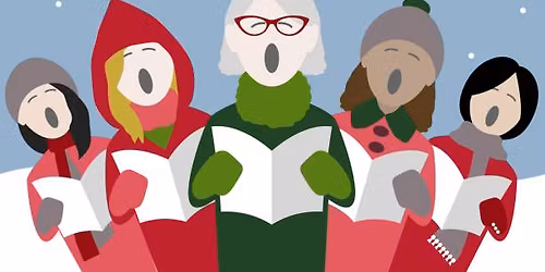 Christmas Caroling at the Living Nativity