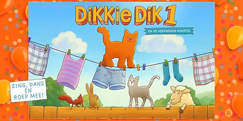 Cinema Islemunda Kids: Vier feest met Dikkie Dik 1! (3+) + knutselen 