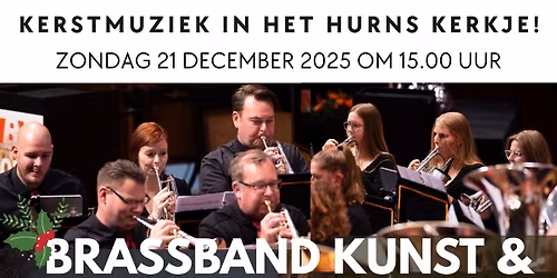 Kerstmuziek door Brassband Kunst & Vriendschap